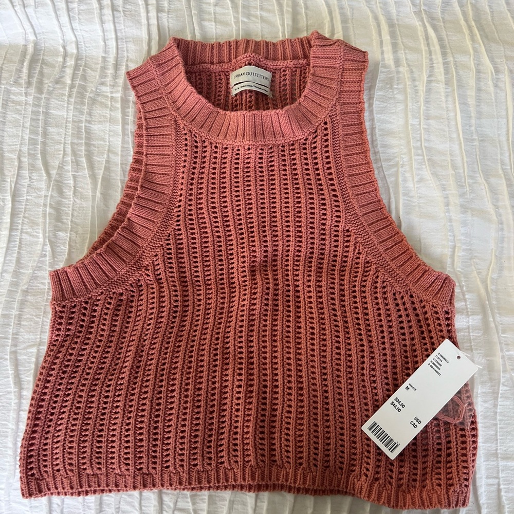 Urban outfitters knitted crop top NWT